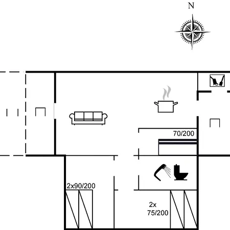 Frandsine - 800m From The Sea In Djursland And Mols By Interhome بيت للعطل